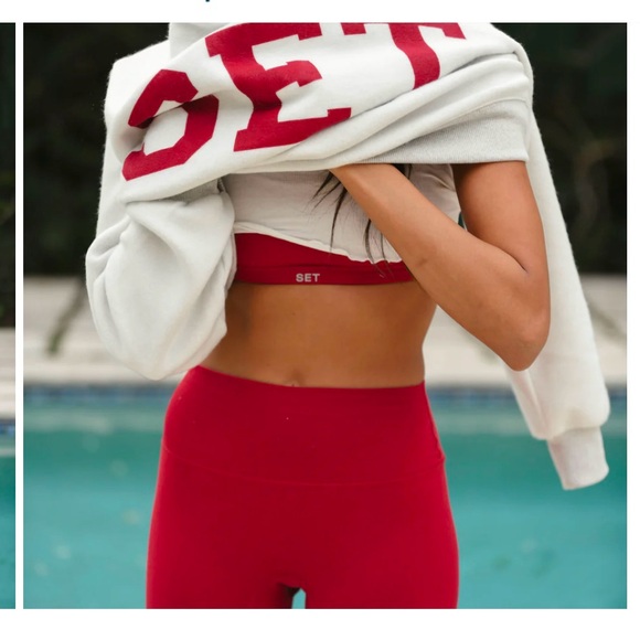 SET X PARKE REVERSIBLE VARSITY MOCKNECK - LOVE - Picture 2 of 8